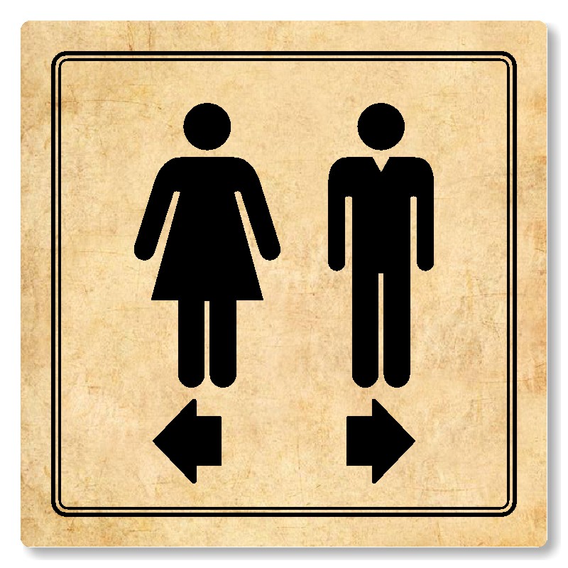 WC rozdělovník, 80x80mm, pergamen, Utah